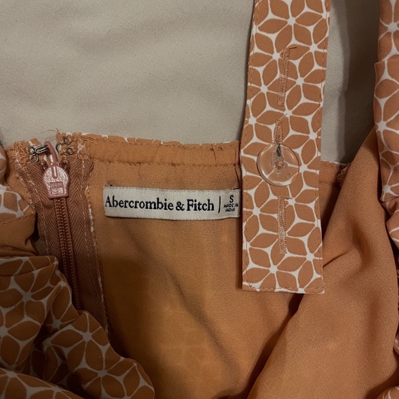 Abercrombie & Fitch Cinch-Front Slip Midi Dress - Picture 5 of 5